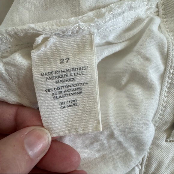 Ralph Lauren Denim & Supply Morgan Crop Skinny Jeans White Size 27 - Picture 13 of 14